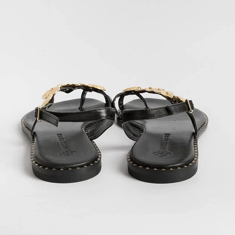 MAKIS KOTRIS - Sandali Bassi Infradito K850 - Nero<Collezione Scarpe Donna Infradito