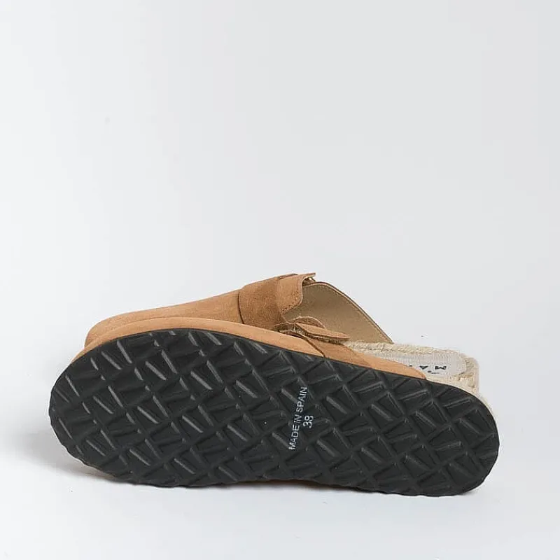 MANEBI - Clog- Sleepers- Cuoio<Collezione Scarpe Donna Sabot E Sleepers