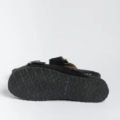 MANEBI - Sandali Bassi - Nordic Sandals - Nero<Collezione Scarpe Donna Sandali Bassi