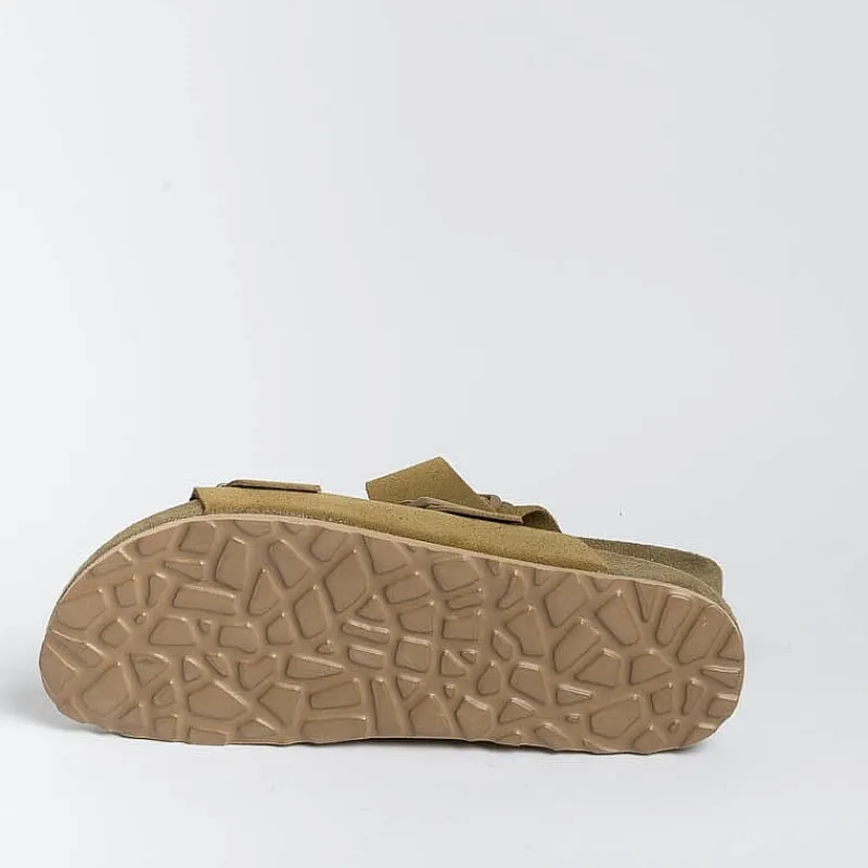 MANEBI - Sandali Bassi - Traveller Sandals - Kaki<Collezione Scarpe Donna Sandali Bassi
