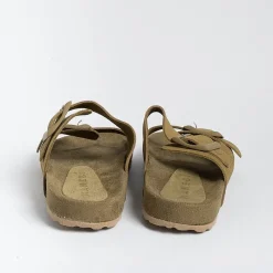 MANEBI - Sandali Bassi - Traveller Sandals - Kaki<Collezione Scarpe Donna Sandali Bassi