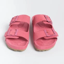 MANEBI - Sandali Bassi - Traveller Sandals - Pink<Collezione Scarpe Donna Sandali Bassi