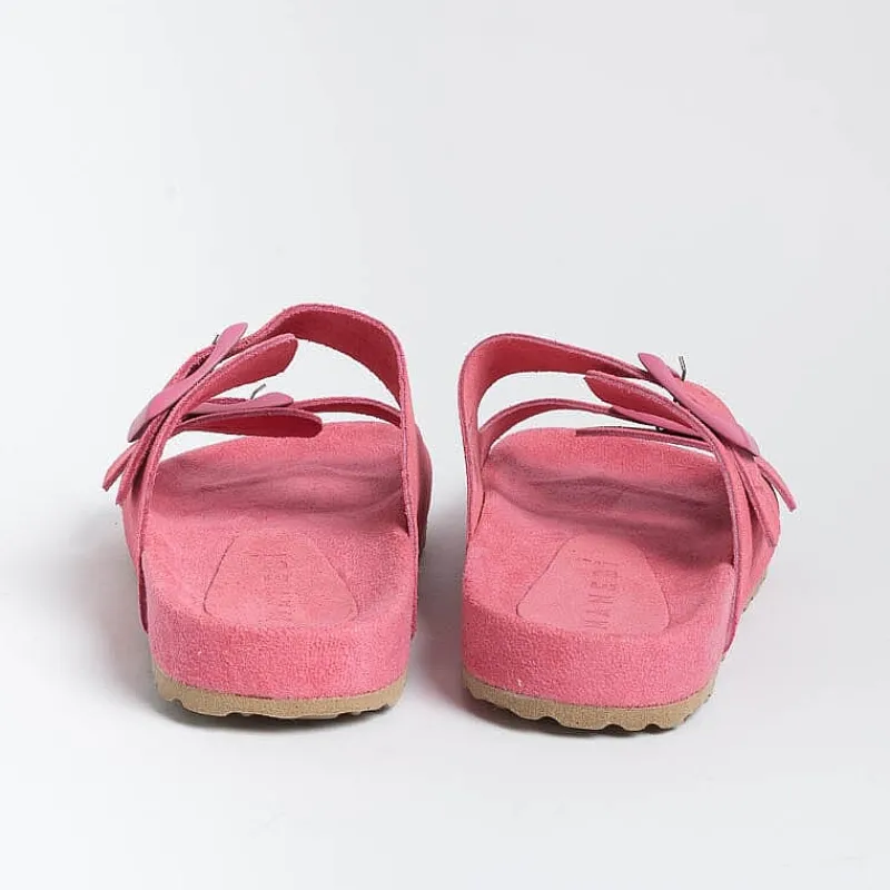 MANEBI - Sandali Bassi - Traveller Sandals - Pink<Collezione Scarpe Donna Sandali Bassi