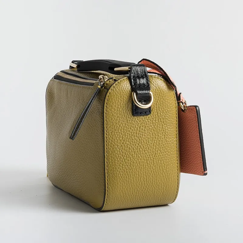 Marc Jacobs - 170 - The Soft Box Bag - Ecru Olive<Collezione Borse Donna Borse A Mano
