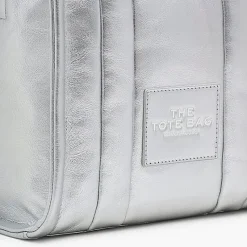 Marc Jacobs - 2F3Htt004H01-040 - The Leather Small Tote Bag - Silver<Collezione Borse Donna Borse A Mano