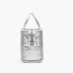 Marc Jacobs - 2F3Htt004H01-040 - The Leather Small Tote Bag - Silver<Collezione Borse Donna Borse A Mano