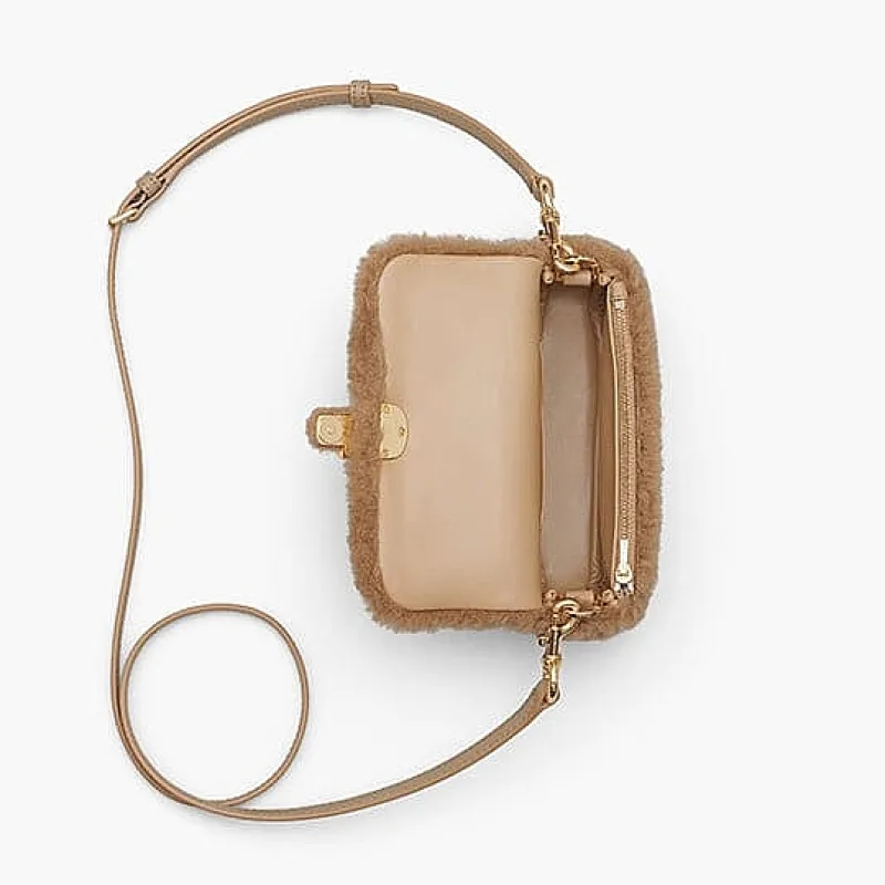 Marc Jacobs - H02 - Mini Bag Borsa A Tracolla - Teddy Camel<Collezione Borse Donna Mini Bags