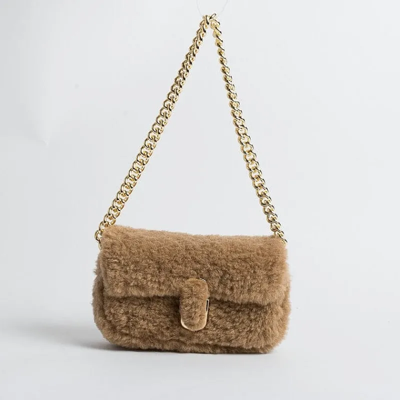 Marc Jacobs - H02 - Mini Bag Borsa A Tracolla - Teddy Camel<Collezione Borse Donna Mini Bags