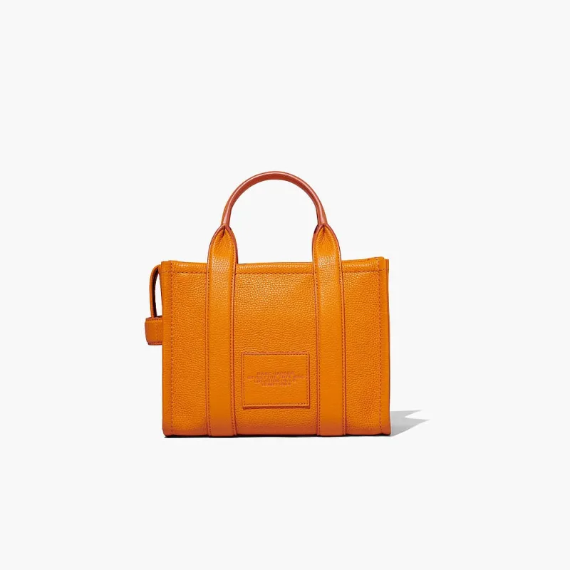 Marc Jacobs - H004L01Pf21_841 - The Leather Smalltote Bag - Scorched Orange<Collezione Borse Donna Borse A Tracolla