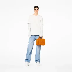 Marc Jacobs - H004L01Pf21_841 - The Leather Smalltote Bag - Scorched Orange<Collezione Borse Donna Borse A Tracolla