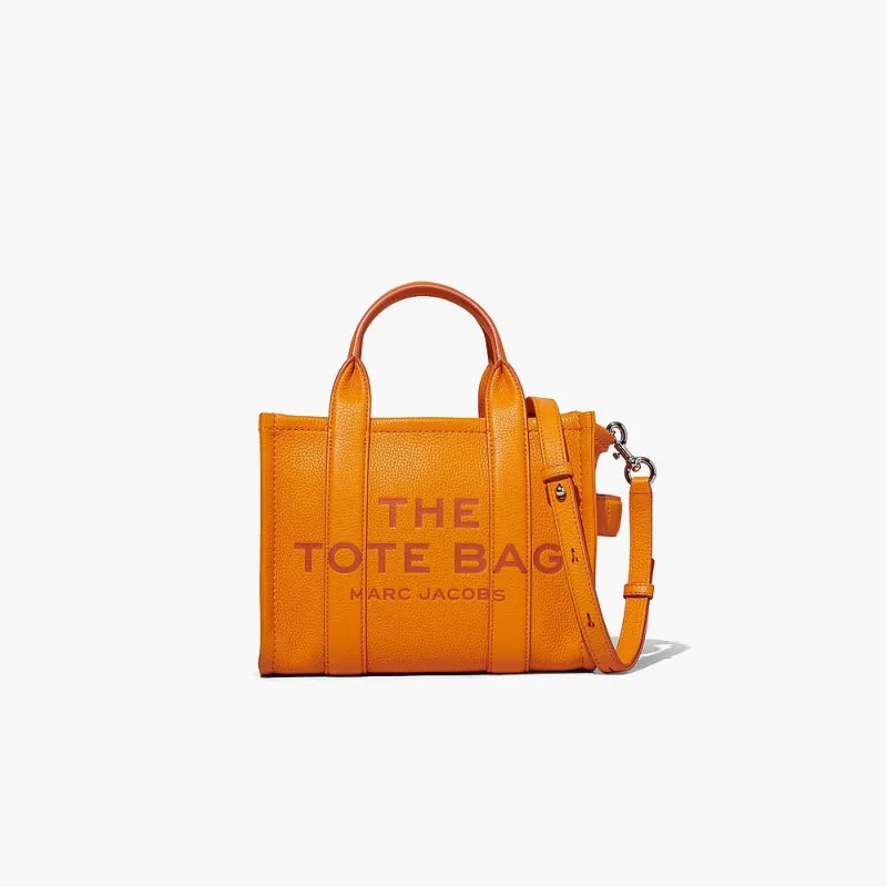 Marc Jacobs - H004L01Pf21_841 - The Leather Smalltote Bag - Scorched Orange<Collezione Borse Donna Borse A Tracolla