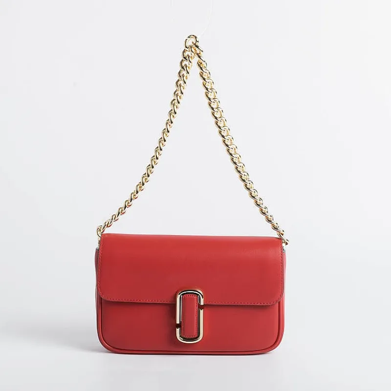 Marc Jacobs - J Marc -H956L01Pf22 - Rosso<Collezione Borse Donna Borse A Tracolla