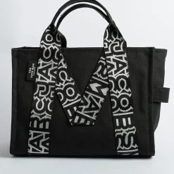 Marc Jacobs - The Medium Tote Bag - 07H02 - Black White<Collezione Borse Donna Borse A Mano