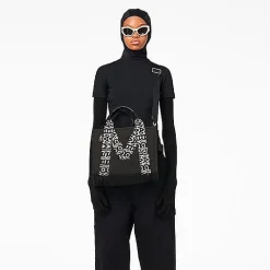 Marc Jacobs - The Medium Tote Bag - 07H02 - Black White<Collezione Borse Donna Borse A Tracolla