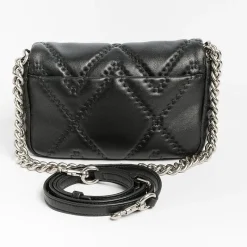 Marc Jacobs - The Quilted Leather J - Borsa A Spalla - Nero<Collezione Borse Donna Borse A Tracolla