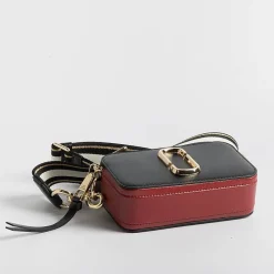 Marc Jacobs - The Snapshot M0012007 - Nero/ Rosso<Collezione Borse Donna Mini Bags