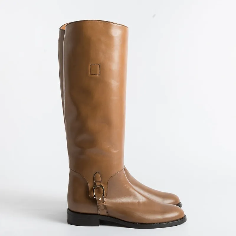 Maretto - Stivali Alla Cavallerizza - 1109 - Cognac<Collezione Scarpe Donna Stivali