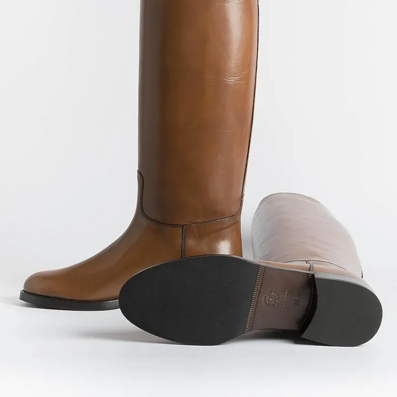 Maretto - Stivali Alla Cavallerizza - 9623 - Cuoio<Collezione Scarpe Donna Stivali