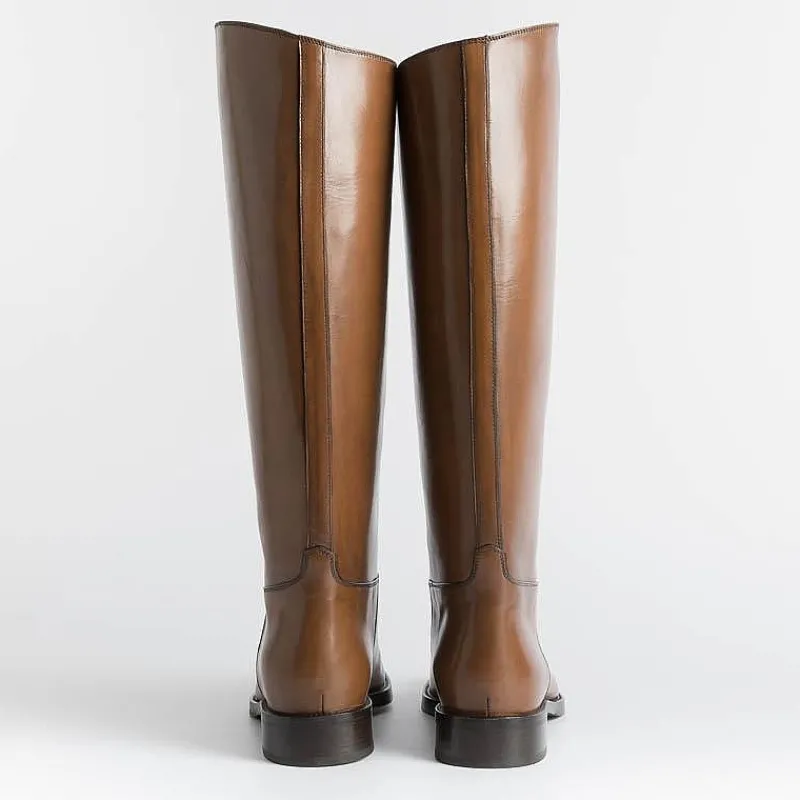 Maretto - Stivali Alla Cavallerizza - 9623 - Cuoio<Collezione Scarpe Donna Stivali