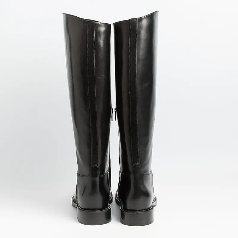Maretto - Stivali Alla Cavallerizza - 9623 - Nero Zip<Collezione Scarpe Donna Stivali