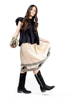 MEXICANA - Collezione Donna Mexicana - Stivale Texano - L340 - Vesuvio Nero<Collezione Scarpe Donna Texani
