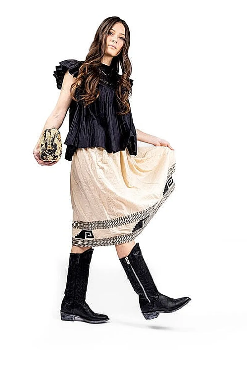 MEXICANA - Collezione Donna Mexicana - Stivale Texano - L340 - Vesuvio Nero<Collezione Scarpe Donna Texani