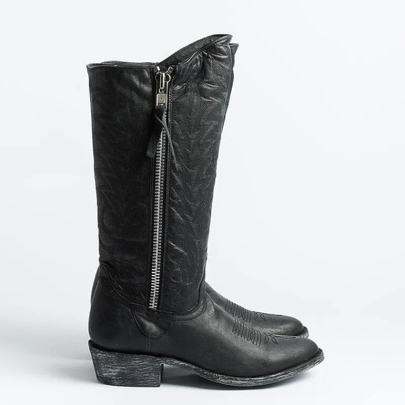 MEXICANA - Collezione Donna Mexicana - Stivale Texano - L340 - Vesuvio Nero<Collezione Scarpe Donna Texani