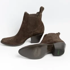 MEXICANA - Collezione Donna Mexicana - Texano - Bl395 - Choco Suede<Collezione Scarpe Donna Texani