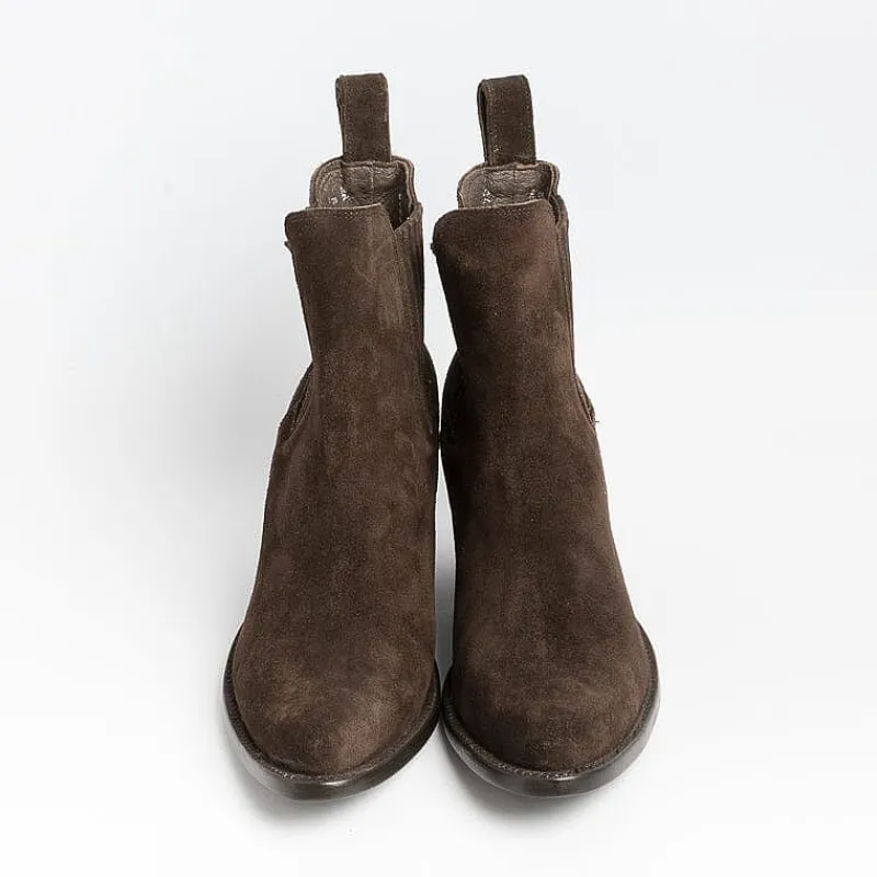 MEXICANA - Collezione Donna Mexicana - Texano - Bl395 - Choco Suede<Collezione Scarpe Donna Texani