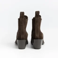 MEXICANA - Collezione Donna Mexicana - Texano - Bl395 - Choco Suede<Collezione Scarpe Donna Texani