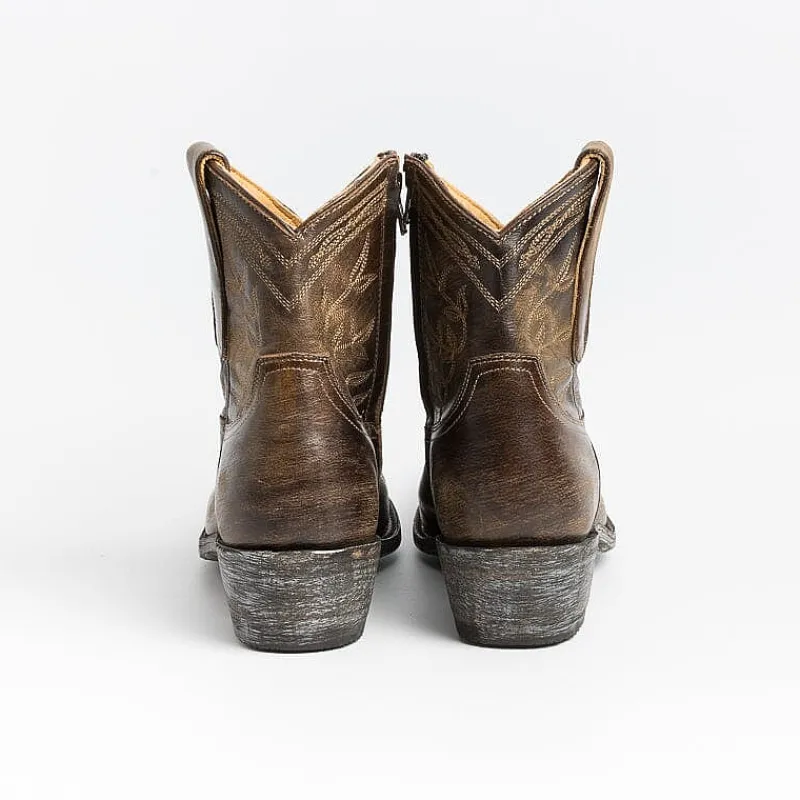 MEXICANA - Collezione Donna Mexicana - Texano - L644 - Ochre Cuoio<Collezione Scarpe Donna Texani