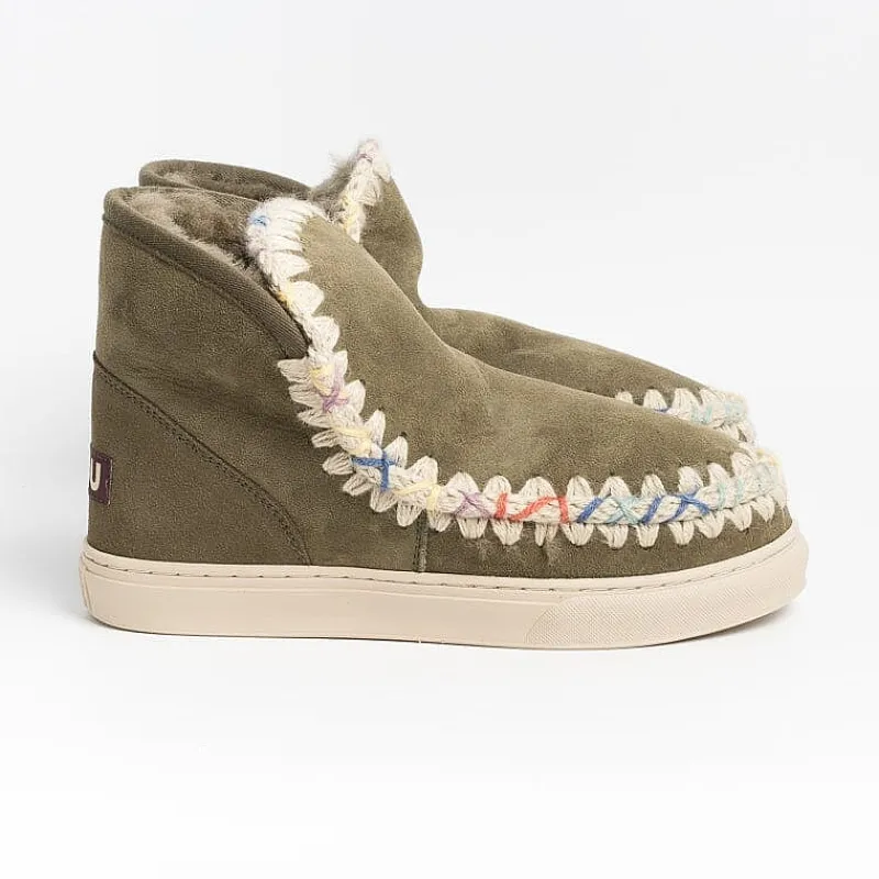 Mou - Stivaletto - 111057A - Moo - Camoscio - Green<Collezione Scarpe Donna Stivaletti