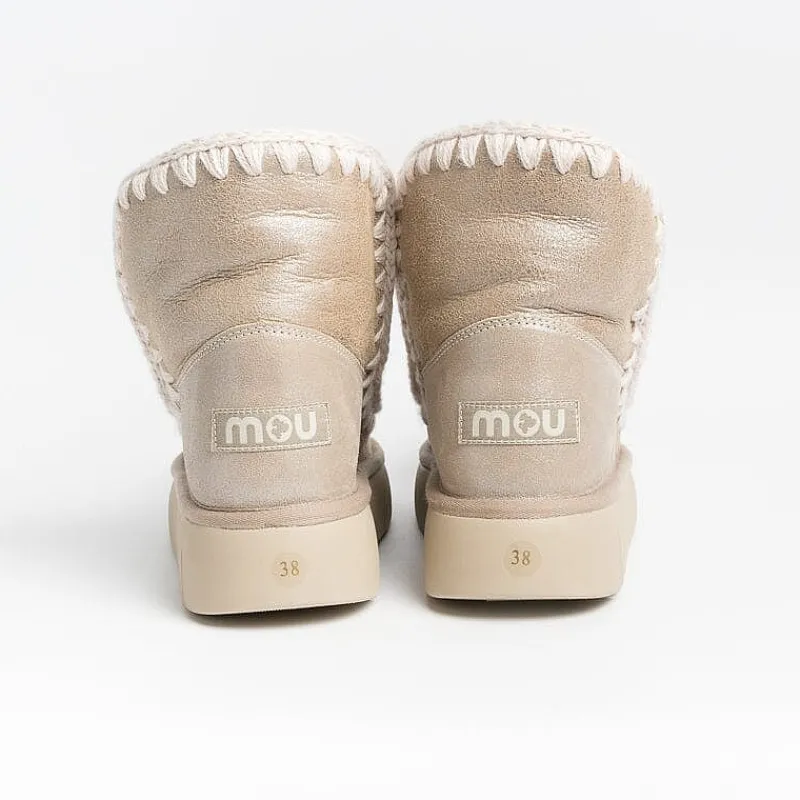 Mou - Stivaletto - Bounce- 531002B - Pelle - Silver<Collezione Scarpe Donna Stivaletti