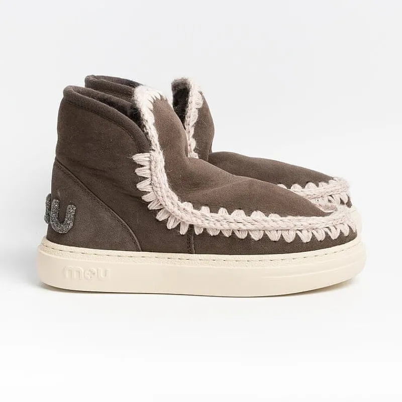 Mou - Stivaletto- 411001A - Camoscio - Mocha<Collezione Scarpe Donna Stivaletti