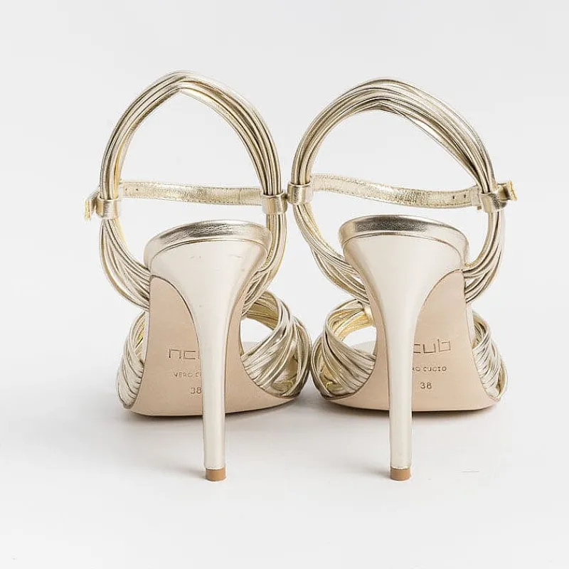 NCUB - Sandali Con Tacco - Sole 20 - Laminato Platino<Collezione Scarpe Donna Sandali Con Tacco