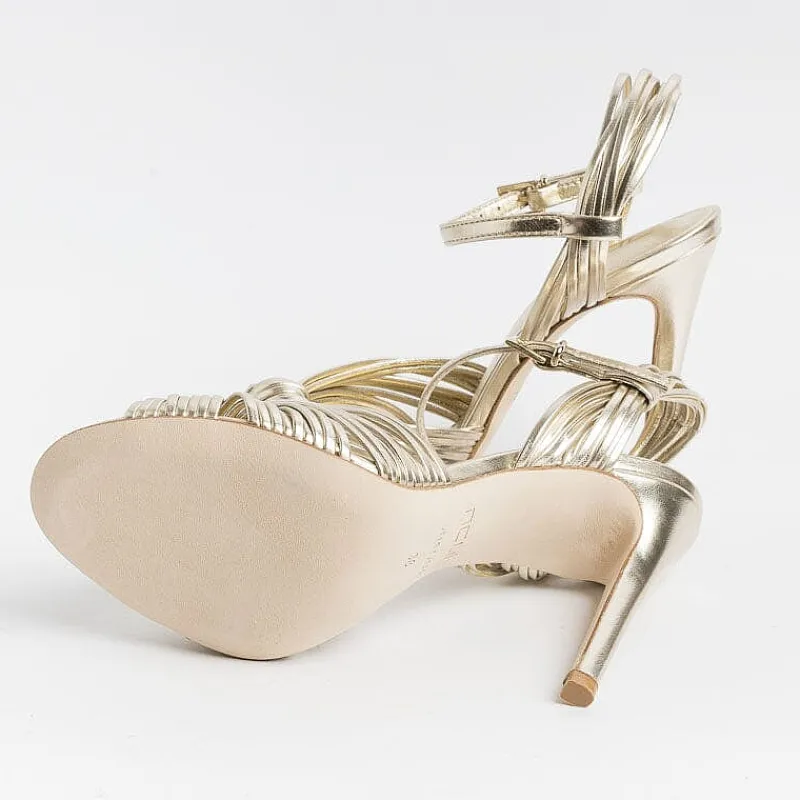 NCUB - Sandali Con Tacco - Sole 20 - Laminato Platino<Collezione Scarpe Donna Sandali Con Tacco