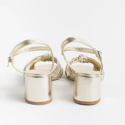 NCUB - Sandali Con Tacco - Stefy 64 - Laminato Platino<Collezione Scarpe Donna Sposa