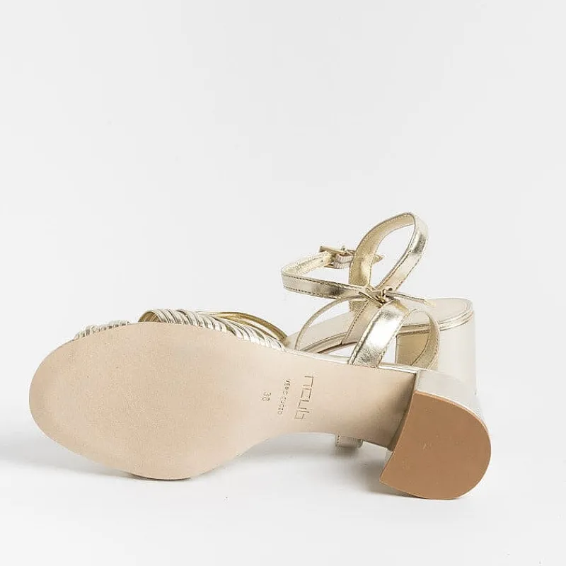 NCUB - Sandali Con Tacco - Stefy 64 - Laminato Platino<Collezione Scarpe Donna Sposa