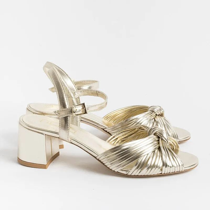 NCUB - Sandali Con Tacco - Stefy 64 - Laminato Platino<Collezione Scarpe Donna Sandali Con Tacco