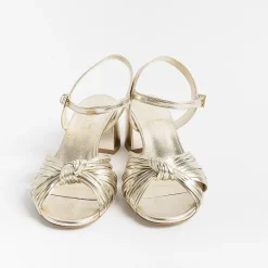 NCUB - Sandali Con Tacco - Stefy 64 - Laminato Platino<Collezione Scarpe Donna Sandali Con Tacco