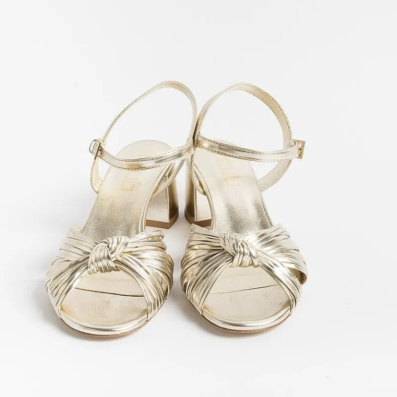 NCUB - Sandali Con Tacco - Stefy 64 - Laminato Platino<Collezione Scarpe Donna Sandali Con Tacco