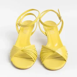 NCUB - Sandali Con Tacco - Luna 21 - Pelle Giallo<Collezione Scarpe Donna Sandali Con Tacco