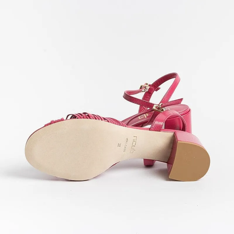 NCUB - Sandali Con Tacco - Stefy 64 - Crepe Fucsia<Collezione Scarpe Donna Sandali Con Tacco