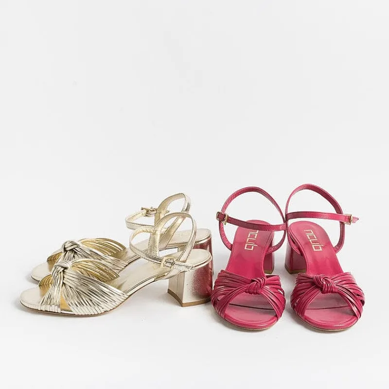 NCUB - Sandali Con Tacco - Stefy 64 - Crepe Fucsia<Collezione Scarpe Donna Sandali Con Tacco
