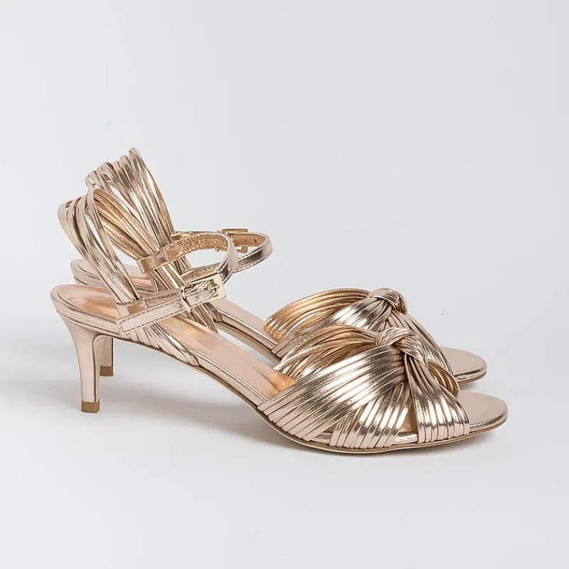 NCUB - Sandali Con Tacco - Luna 22 - Laminato Rosato<Collezione Scarpe Donna Sposa