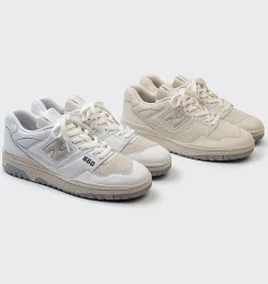 NEW BALANCE - Collezione Uomo New Balance - Sneakers Bb550Pwg - Bianco Beige<Collezione Scarpe Uomo Sneakers