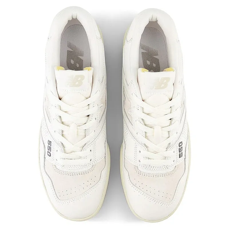 NEW BALANCE - Collezione Uomo New Balance - Sneakers Bb550Pwg - Bianco Beige<Collezione Scarpe Uomo Sneakers