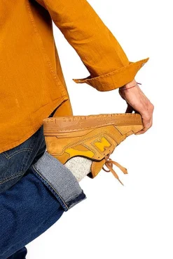 NEW BALANCE - Collezione Uomo New Balance - Sneakers Bb550Wea - Camoscio Cuoio<Collezione Scarpe Uomo Sneakers