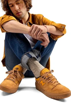 NEW BALANCE - Collezione Uomo New Balance - Sneakers Bb550Wea - Camoscio Cuoio<Collezione Scarpe Uomo Sneakers