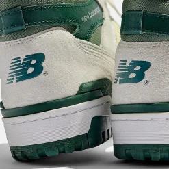 NEW BALANCE - Collezione Donna New Balance - Sneakers Unisex Bb650Rvg - Bianco Verde<Collezione Scarpe Donna Sneakers